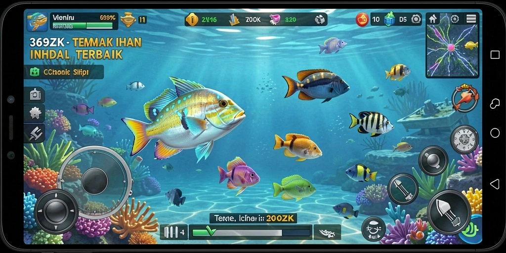 Tangkapan layar yang menampilkan gameplay seru Tembak Ikan di 369ZK.