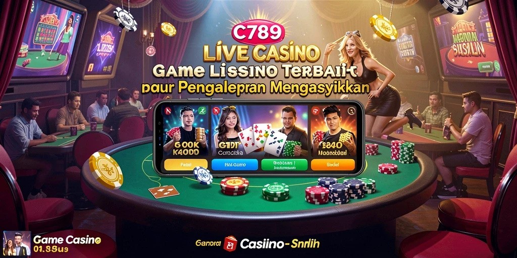 Gameplay Live Casino yang mendebarkan di C789 dengan dealer profesional.