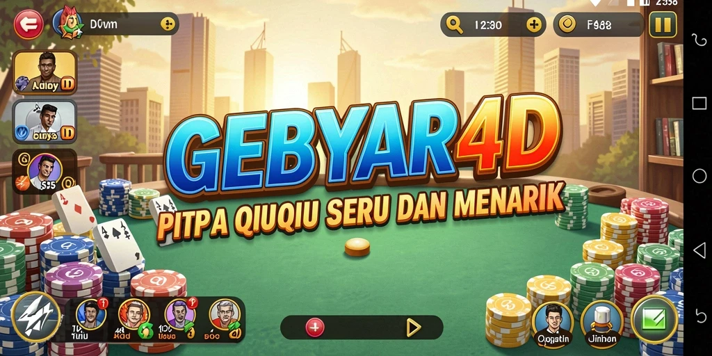 Screenshot gameplay QiuQiu di GEBYAR4D yang seru.
