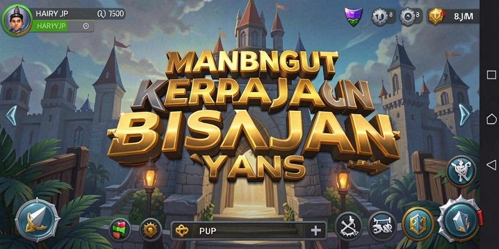 Tangkapan layar yang menampilkan gameplay intensif dalam HARAPJP.