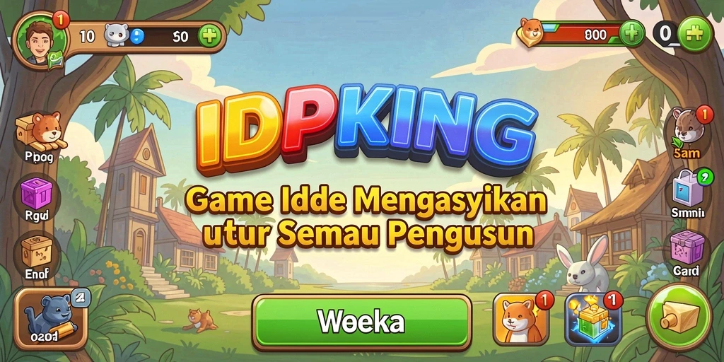 Tampilan gameplay IDPKING yang menarik dan penuh warna