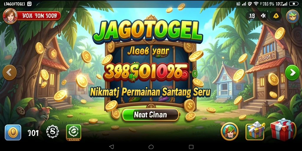 Tampilan gameplay JAGOTOGEL yang menarik dan penuh warna.