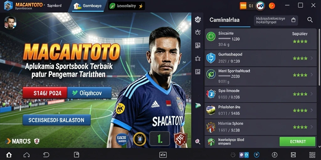 Tampilan gameplay taruhan yang interaktif dan menarik di MACANTOTO.