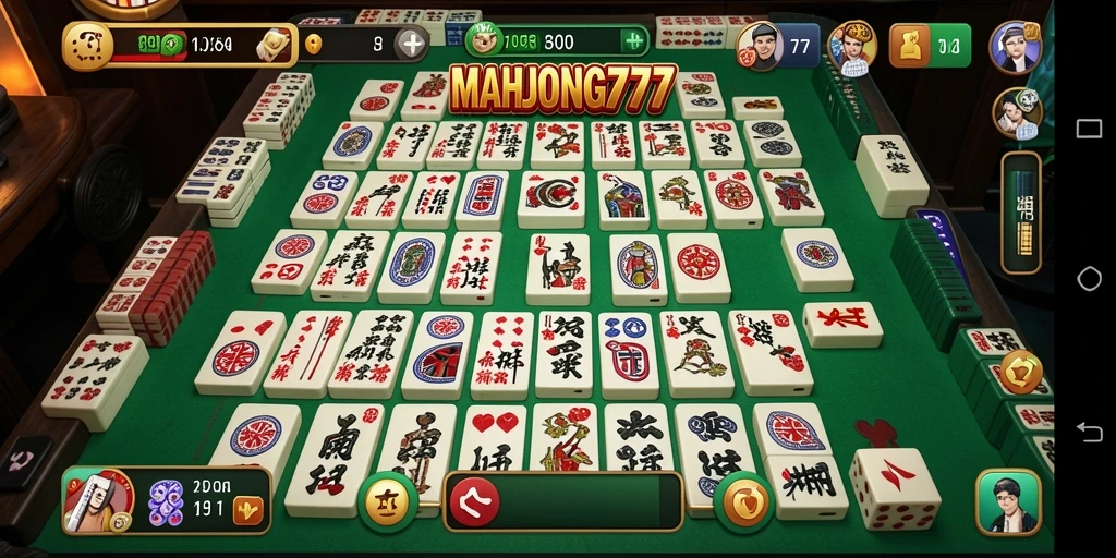 Tampilan gameplay MAHJONG777 yang seru dan menarik.