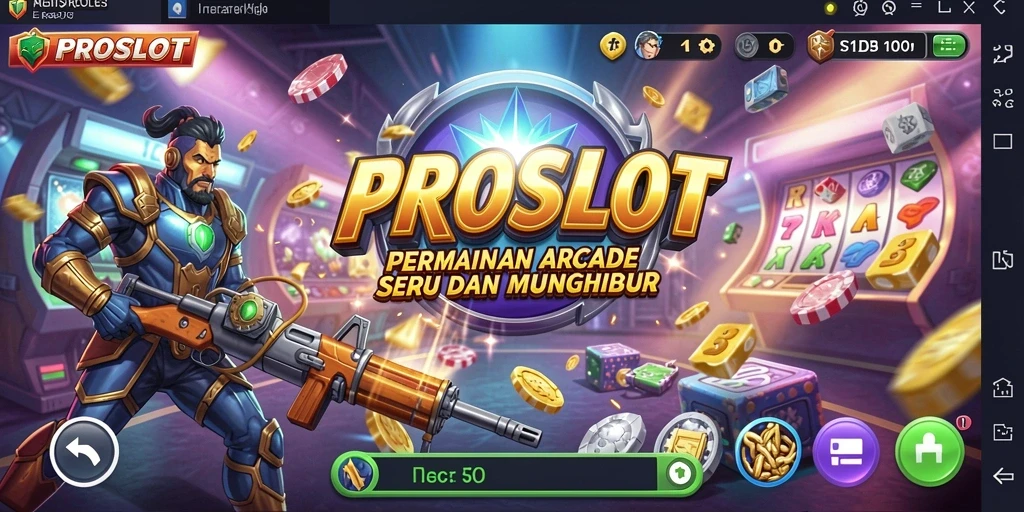 Screenshot PROSLOT menampilkan gameplay seru dengan grafis menarik.