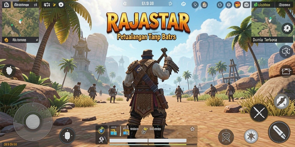 Tampilan gameplay RAJASTAR yang memikat di dunia Open World.