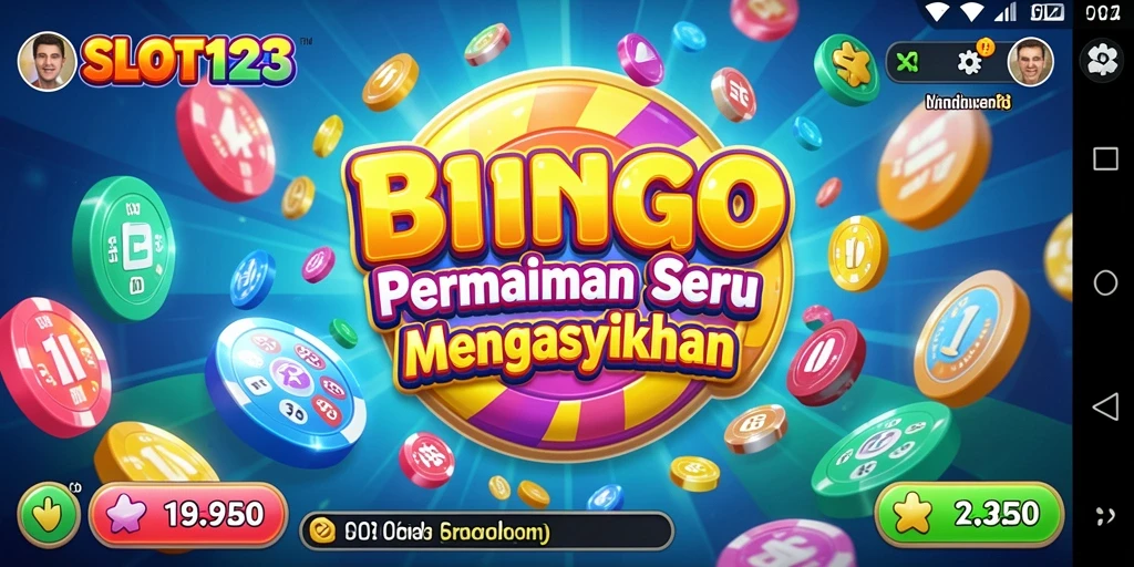 Tampilan gameplay Bingo yang menarik dan menyenangkan di SLOT123.