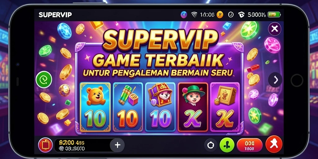 Gameplay menarik dari SUPERVIP dengan berbagai tema slot yang seru.