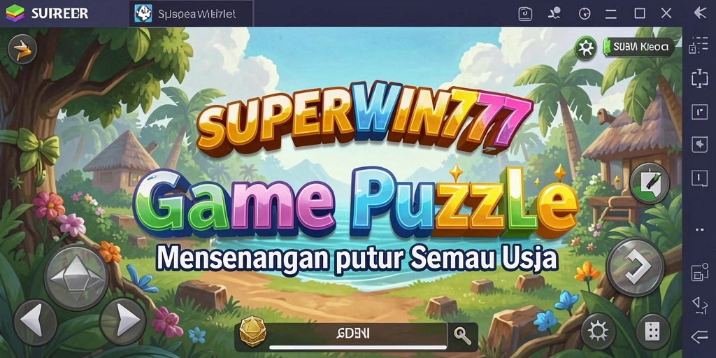 Tampilan menarik dari gameplay Puzzle SUPERWIN777 yang mengasyikkan.
