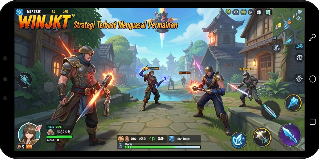 Tampilan gameplay <strong>WINJKT</strong> yang menegangkan dan penuh strategi